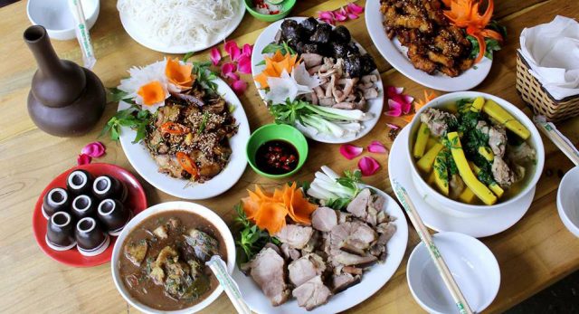 Văn hóa ẩm thực của người dân tộc Tày đa dạng về màu sắc và mùi vị
