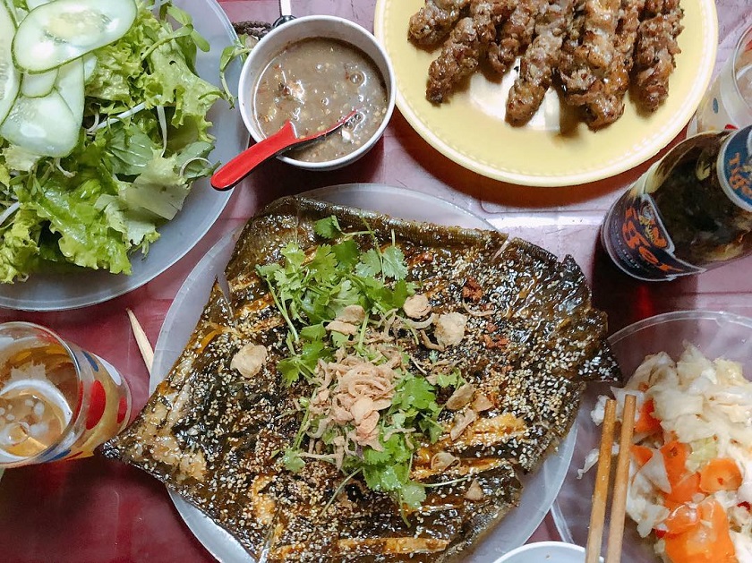 Cá đuối nướng xuất hiện ở mọi con phố Đà Nẵng